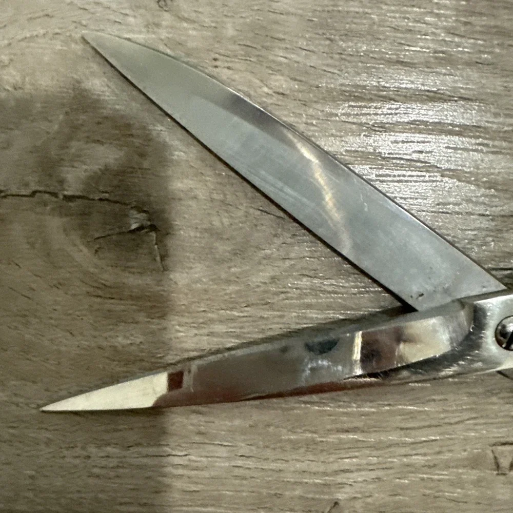 Vintage Wiss 3728 Faux Tortoise Shell Scissors Shears Contura Lite 8.25